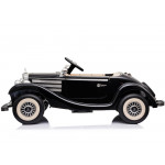 Elektrické autíčko Mercedes Benz 540K Retro - čierna - nosnosť 100KG!!!